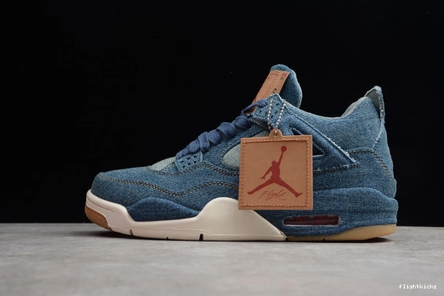 Levi's Denim Nike AO2571-401 Jordan x 4 Air 0713